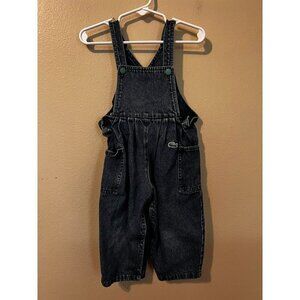 Vintage Izod Lacoste Toddler Overalls Bib Jumper 24M [EXCELLENT]